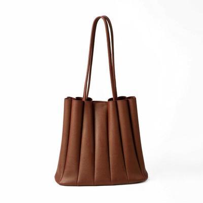 Women's PU Leather Plain Shoulder Bag